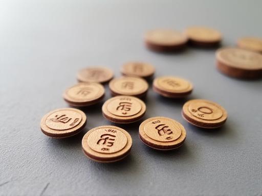Pins corporativos de madera con grabado de logo